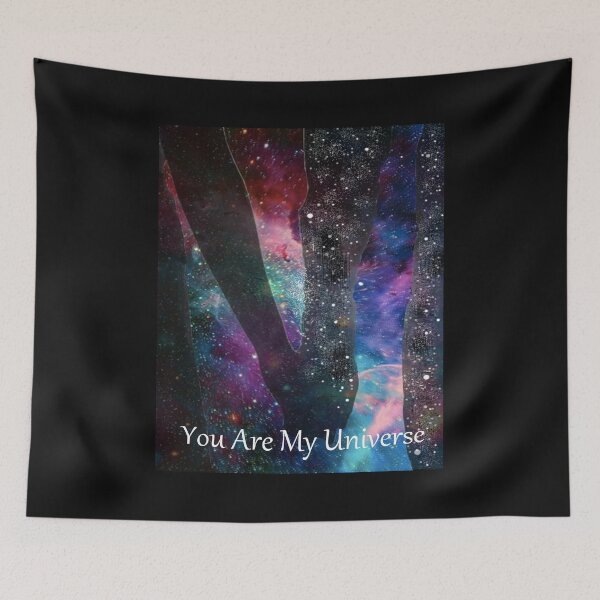 Item preview, Couple Holding Hands - You Are My Universe designed and sold by Helen Marvellous.