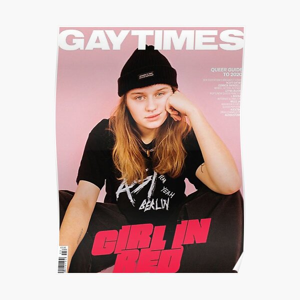 Couverture de Girl in Red Gay Times Poster