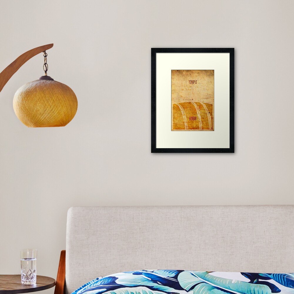 Temple (aged) Framed Art Print