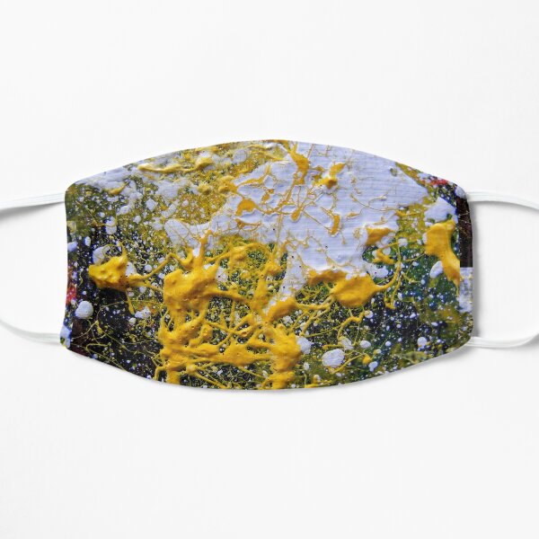 FUNKY YELLOW SPACE GALAXY Mask