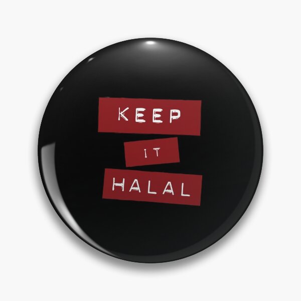 Item preview, Keep It Halal, Punch Label Maker style designed and sold by SubtleSplit.