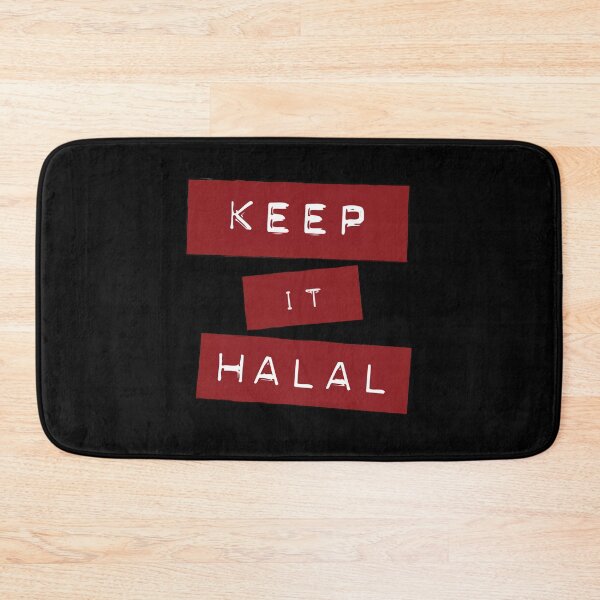 Item preview, Keep It Halal, Punch Label Maker style designed and sold by SubtleSplit.