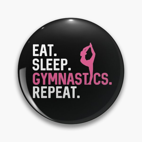 Item preview, Eat Sleep Gymnastics Repeat Lover Funny Gift For Gymnast Girl  designed and sold by alenaz.