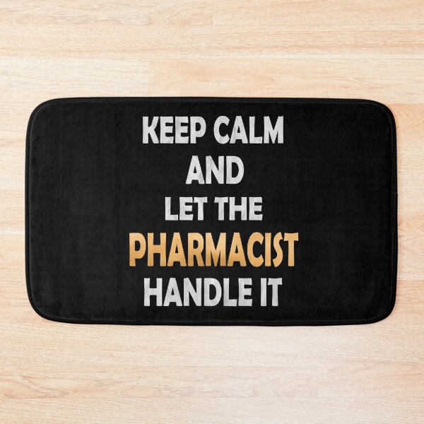 Item preview, Keep Calm And Let The Pharmacist Handle It - Funny Druggist design designed and sold by Grabitees.