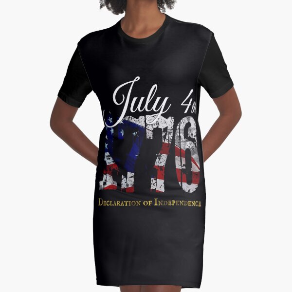 Item preview, USA Patriotic July 4th 1776 Declaration of Independence Retro American Flag Gift designed and sold by r-silver.