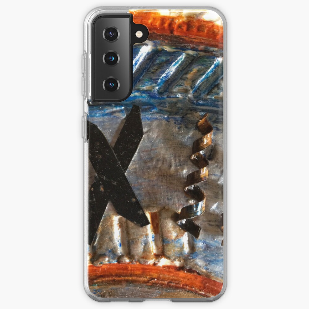 STEAMPUNK DECOR RUSTY METAL SPIRAL 12 Samsung Galaxy Phone Case