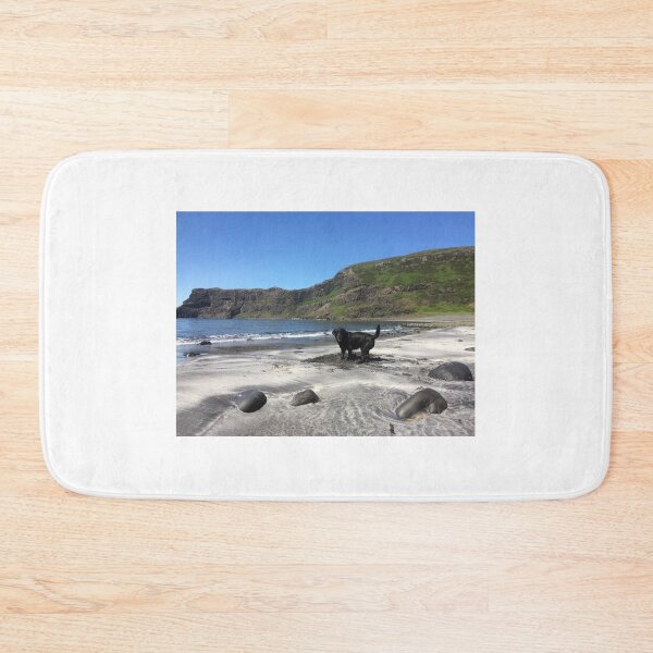 Item preview, Scottish beach with black dog. designed and sold by pRick1963.