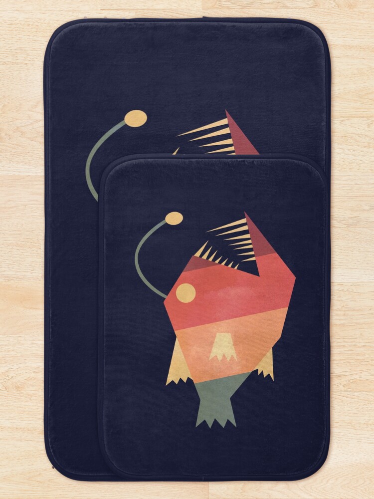 Alternate view of The Rare Rainbow Anglerfish Bath Mat