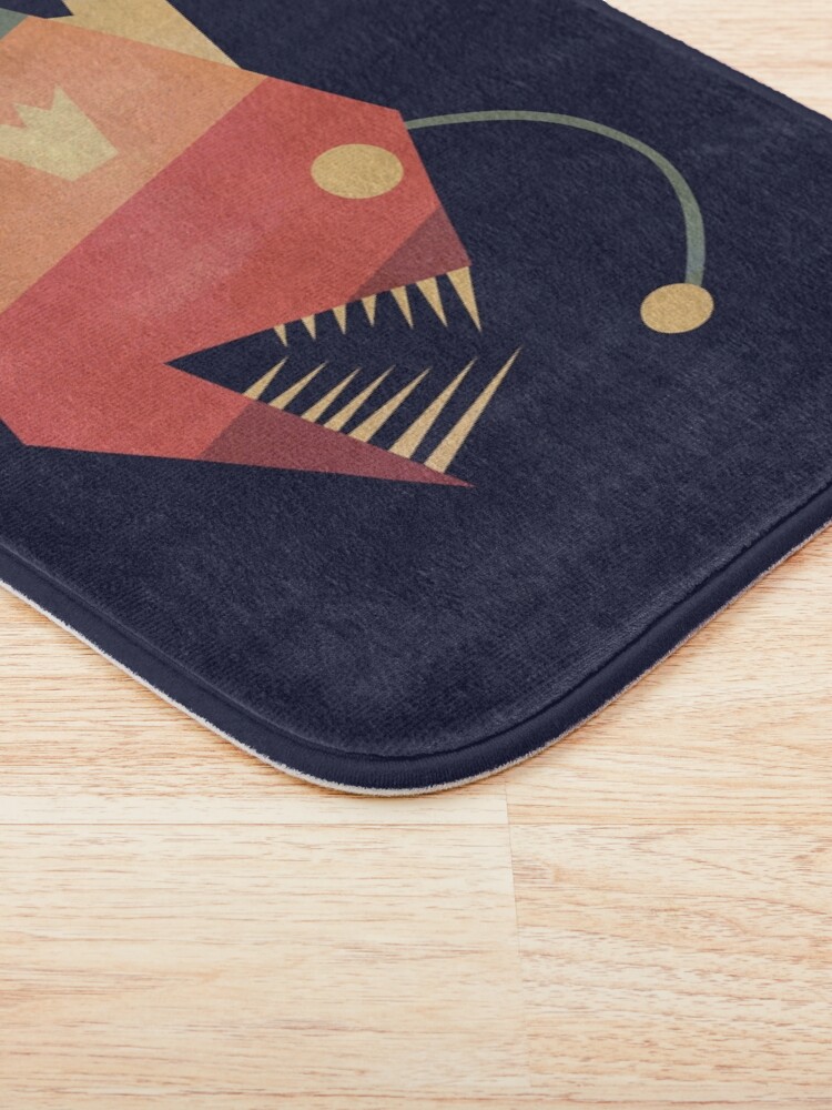 Alternate view of The Rare Rainbow Anglerfish Bath Mat