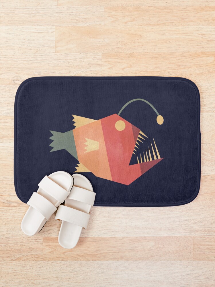 Alternate view of The Rare Rainbow Anglerfish Bath Mat