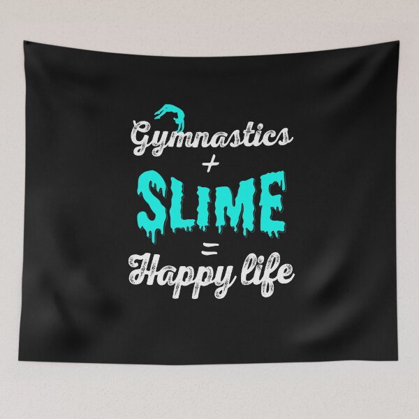Item preview, Gymnastics and Slime Lover Happy Life Funny Gift  designed and sold by alenaz.
