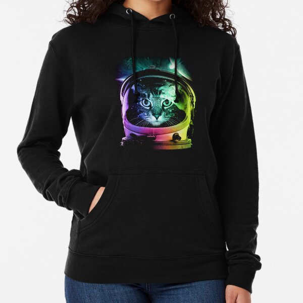 Astronaut Cat V.II Lightweight Hoodie