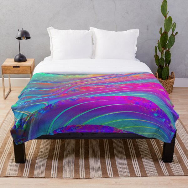 Item preview, Caustic Rainbow Watercolor Swirl Wave Pattern 2 designed and sold by RootSquare.