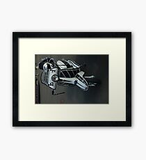Lambretta Scooter Isle of Man Framed Print