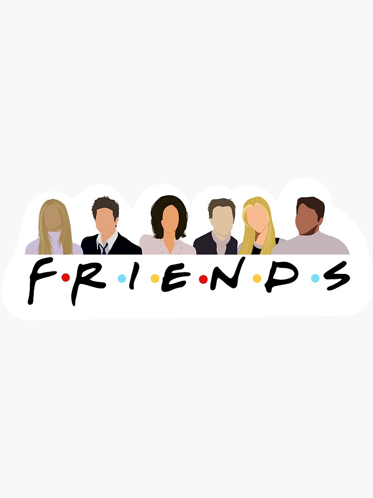 Friends Stickers Sticker for Sale by dbraly