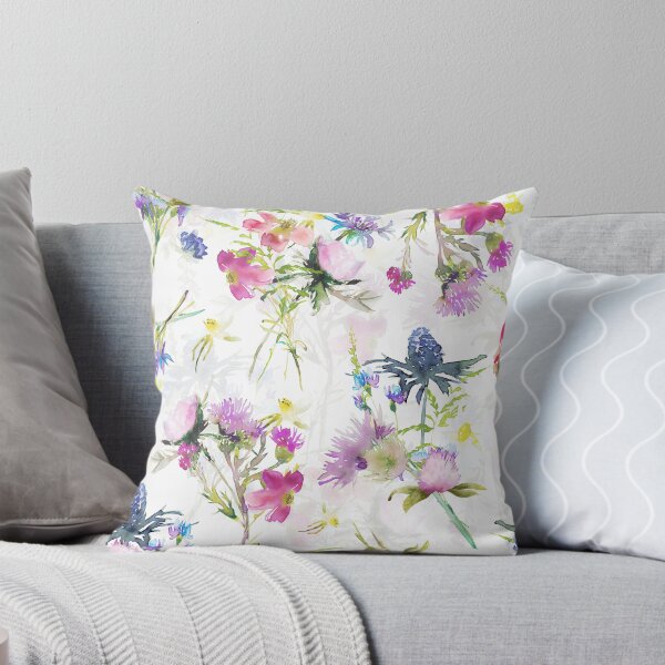 Item preview, Midsummer wild flowers meadow Botanical Garden double layer designed and sold by UtArt.
