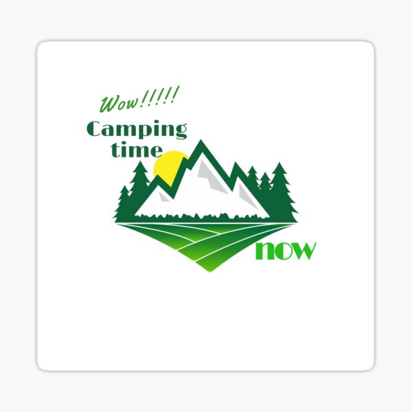 Camping Svg Stickers Redbubble