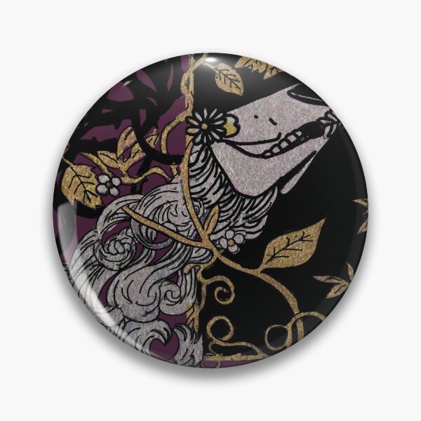 Item preview, Art Nouveau Mari Lwyd book cover inspired design designed and sold by skullsandsheets.