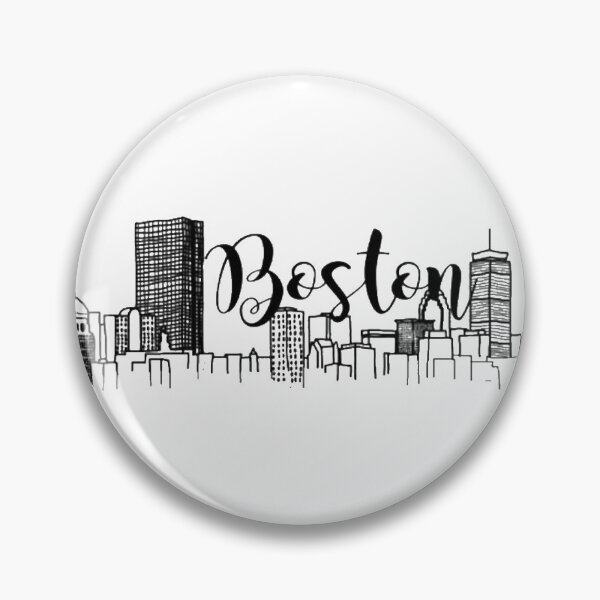 Item preview, Boston Skyline designed and sold by marblequeen.