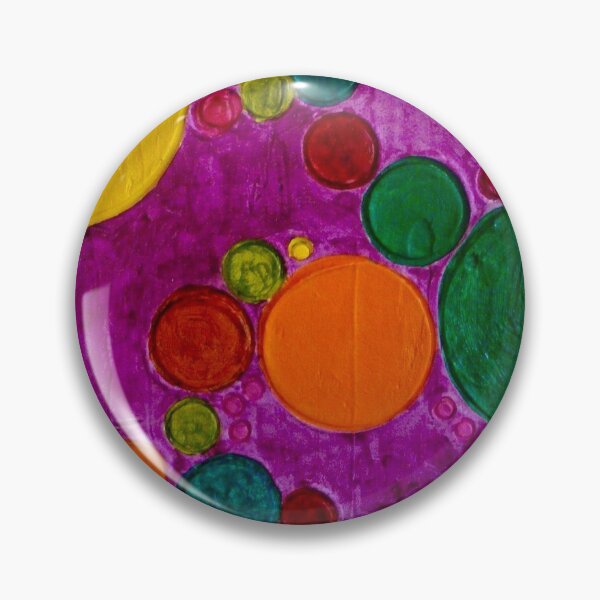 Item preview, COLORFUL CHILDREN ART CIRCLES AND BUBBLES designed and sold by Nicola Furlong’s ExuberArt.