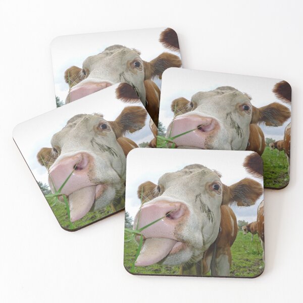 Item preview, Funny Cow sticking out tongue designed and sold by mhfoto.