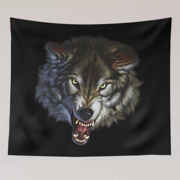 Item preview, Fierce Wolf designed and sold by Salmoneggs.