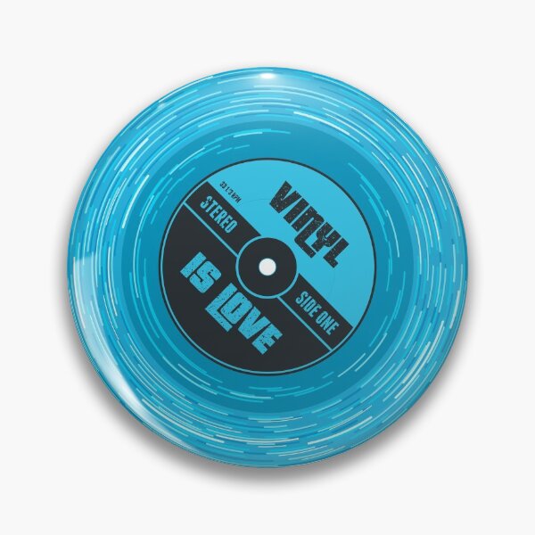 Item preview, Blue Vinyl Love designed and sold by animinimal.
