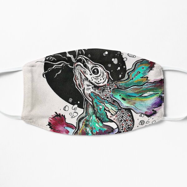 Rainbow beta explosion Flat Mask