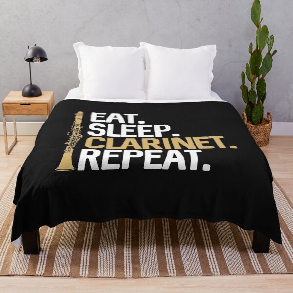 Item preview, Eat sleep clarinet repeat funny music lover player gift  designed and sold by alenaz.