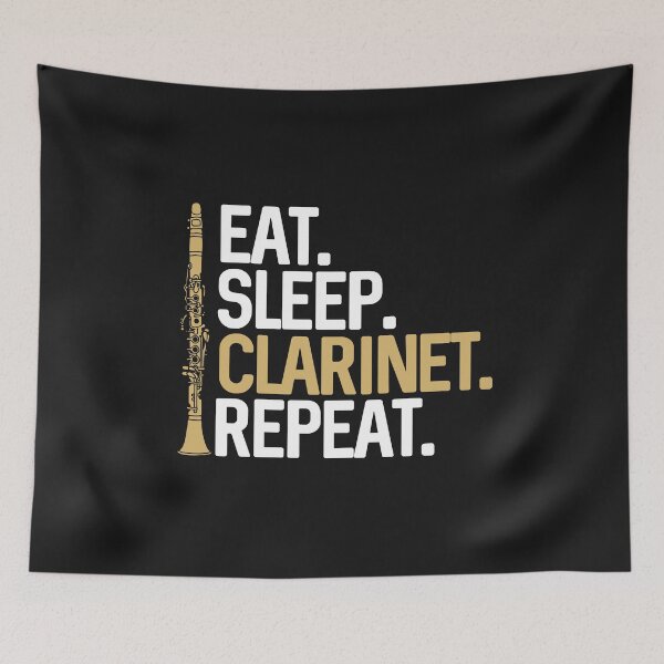 Item preview, Eat sleep clarinet repeat funny music lover player gift  designed and sold by alenaz.