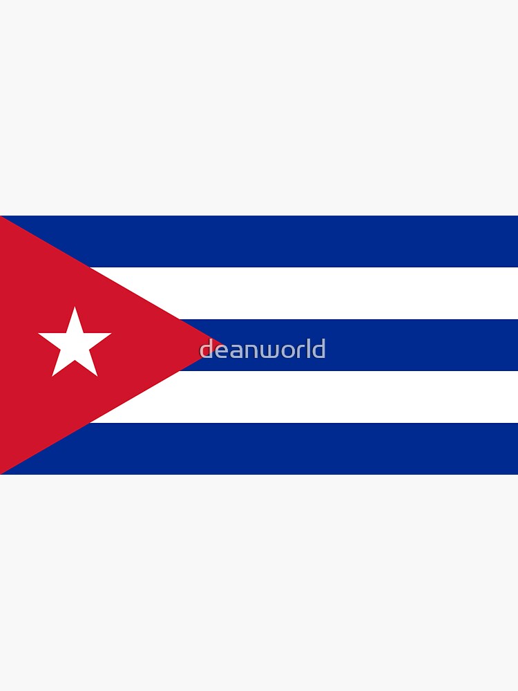 “Cuba Flag - Cuban National Flag T-Shirt Sticker” Sticker for Sale by
