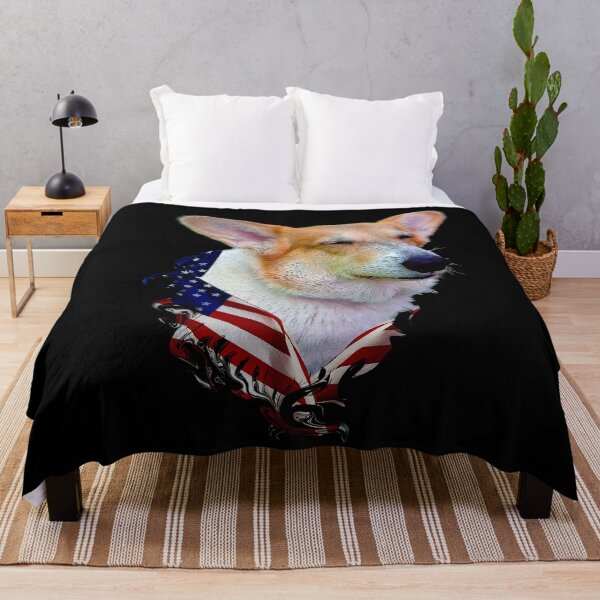 Item preview, USA Patriotic Corgi - July 4th Funny Corgi Dog Lover American Flag Gift designed and sold by r-silver.