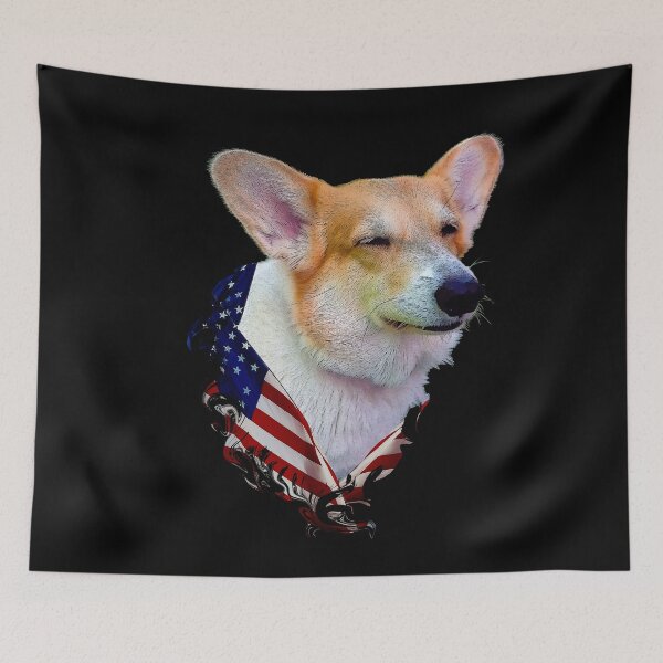 Item preview, USA Patriotic Corgi - July 4th Funny Corgi Dog Lover American Flag Gift designed and sold by r-silver.