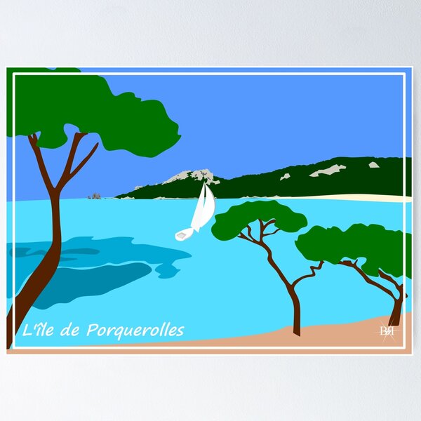 Item preview, Porquerolles island designed and sold by BelleRiviera.