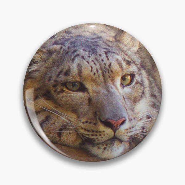 Item preview, Snow Leopard looking straight into the camera designed and sold by dangerouslyclos.