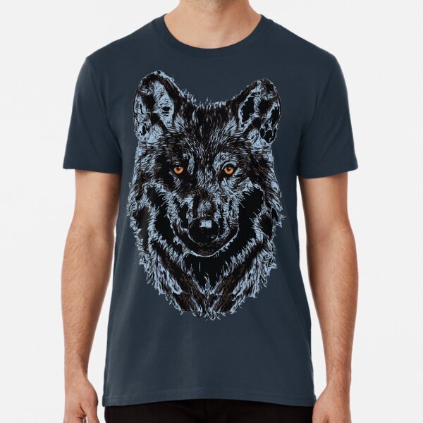 SCHWARZER WOLF Premium T-Shirt