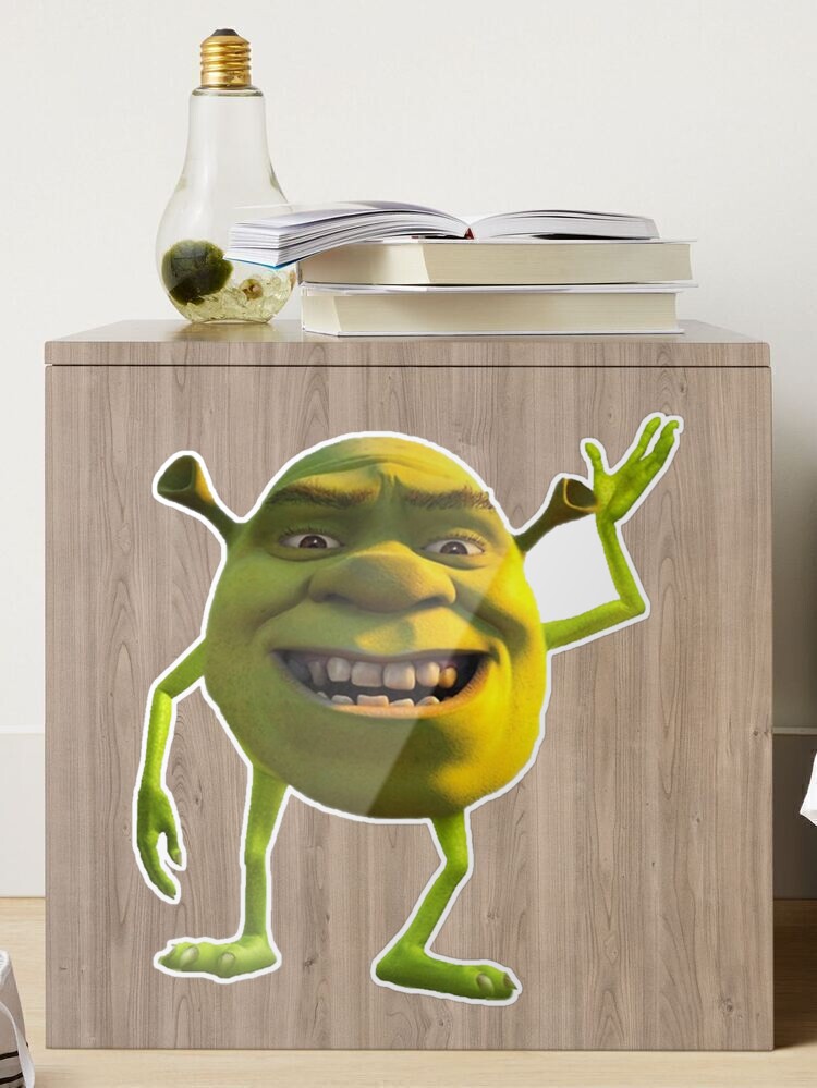  Jess-Sha Store 3 PCs Stickers Shrek Wazowski, Shrek