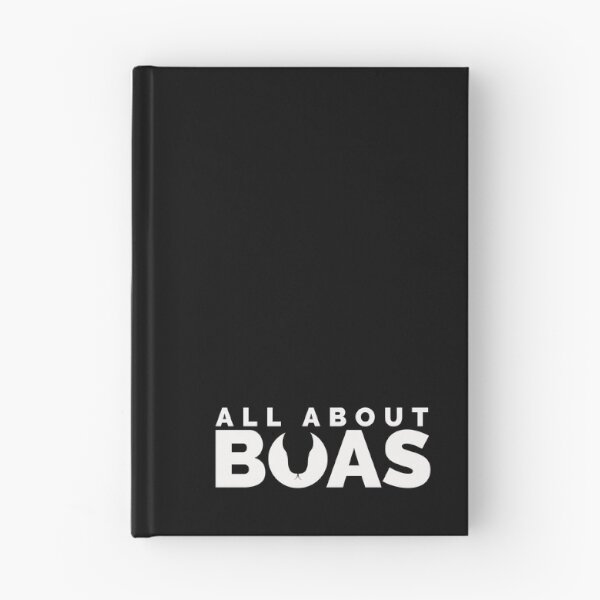 Item preview, All About Boas - Logo White designed and sold by allaboutboas.