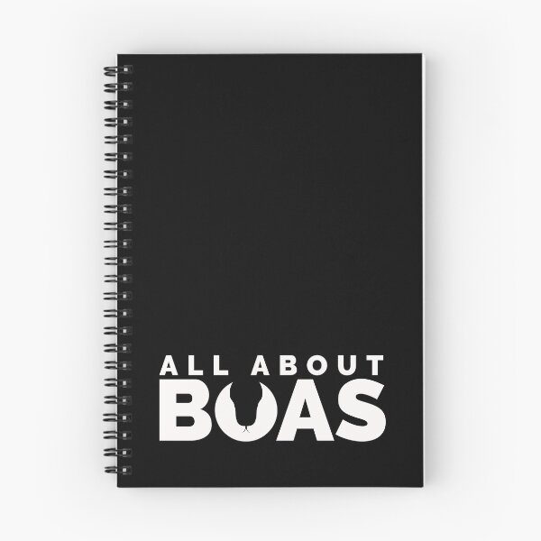 Item preview, All About Boas - Logo White designed and sold by allaboutboas.