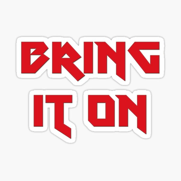 Item preview, Bring It On - Fitness T-Shirt The Rock Sticker designed and sold by deanworld.