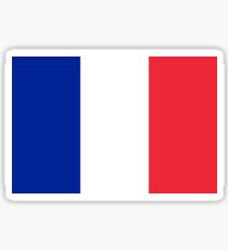 Französische Flagge - Frankreich T-Shirt Sticker
