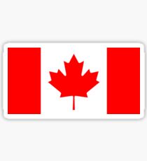 Pegatina Bandera canadiense - Bandera nacional de Canadá - Camiseta de la hoja de arce pegatina