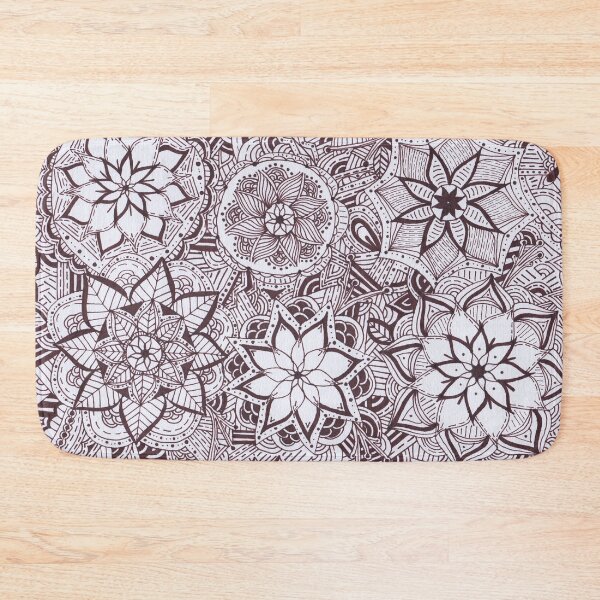 Item preview, Dark Brown Mandala Improvisation designed and sold by MarisaGoncalves.