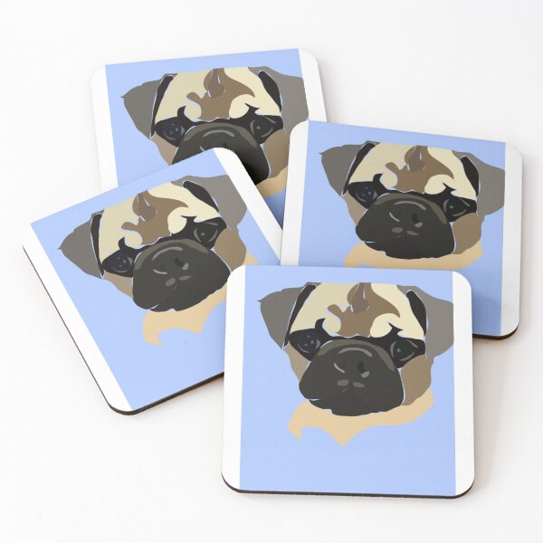 Item preview, Carrie the Pug designed and sold by sspiegel930.