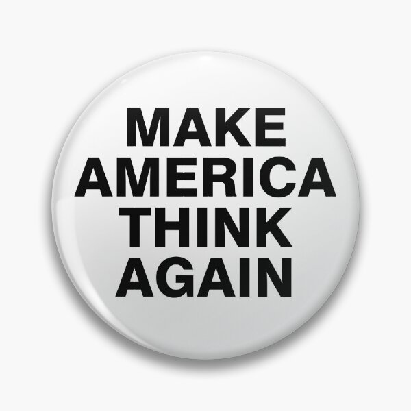 Item preview, Make America think again designed and sold by allthetees.
