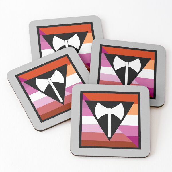 Item preview, Lesbian (Throughout History) Pride Large Flag Print  designed and sold by SimplyPride.