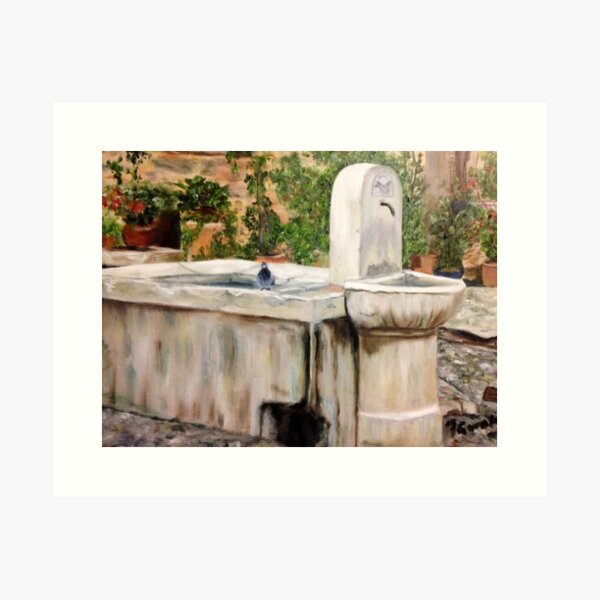 Fountain Art Print
