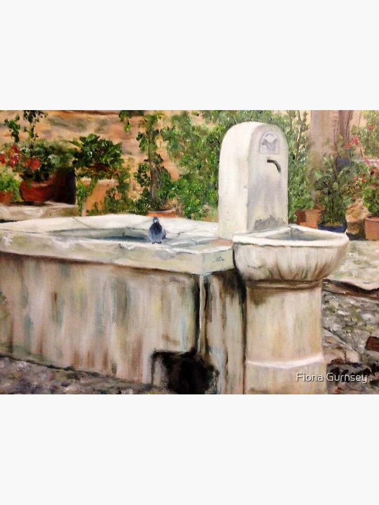 Thumbnail 3 of 3, Canvas Print, Fountain designed and sold by fionagurnsey.