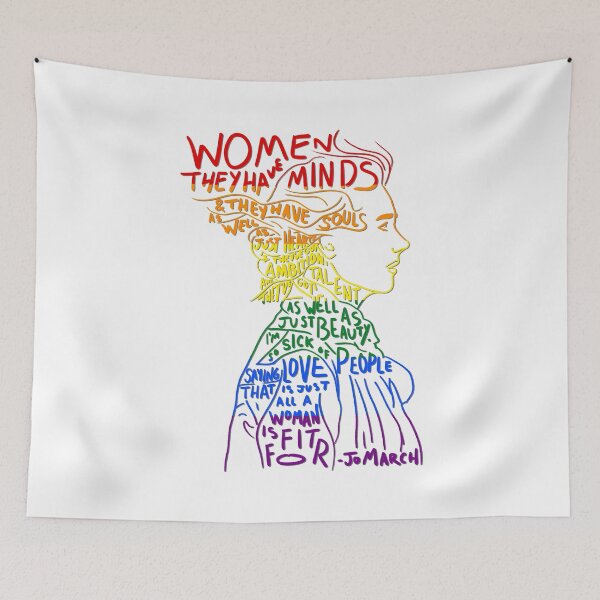 Item preview, jo march pride flag designed and sold by inthenarrative.