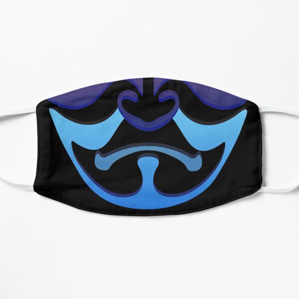 Japanese kabuki mask Flat Mask